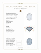 0.68 Ct. Emerald from Zambia 3 D Scan Report