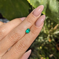 0.58 Ct. Emerald from Zambia Life Style