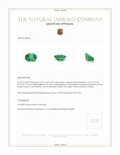0.65 Ct. Emerald from Zambia Appraisal