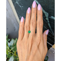 0.96 Ct. Emerald from Zambia Life Style