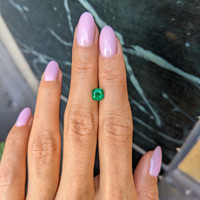 0.96 Ct. Emerald from Zambia Life Style