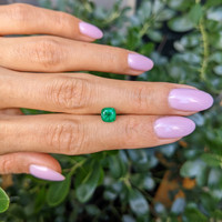 0.96 Ct. Emerald from Zambia Life Style