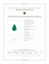 0.63 Ct. Emerald from Zambia Scan Report