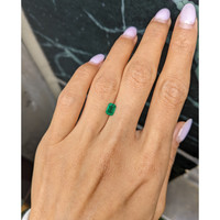 0.89 Ct. Emerald from Zambia Life Style