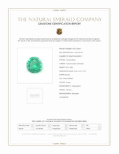 0.80 Ct. Emerald from Zambia Scan Report
