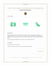 2.20 Ct. Emerald from Russia Appraisal