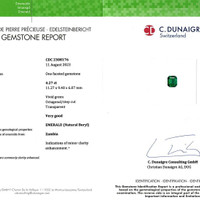 4.27 Ct. Emerald from Zambia Scan Report