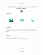 1.36 Ct. Emerald from Russia Appraisal