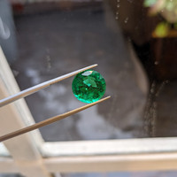 6.69 Ct. Emerald from Zambia Life Style