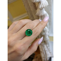 6.69 Ct. Emerald from Zambia Life Style