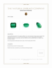2.61 Ct. Emerald from Zambia Appraisal