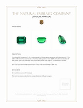 1.83 Ct. Emerald from Zambia Appraisal