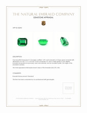 3.09 Ct. Emerald from Zambia Appraisal