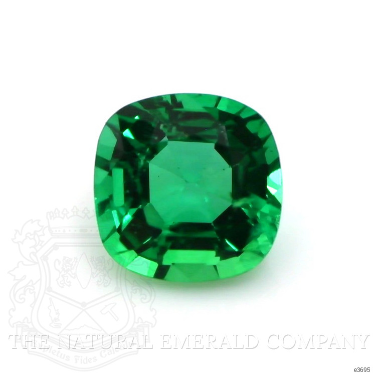 Loose Emerald - Cushion 1.04 Ct. - #E3695 | The Natural Emerald Company