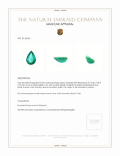 4.34 Ct. Emerald from Zambia Appraisal