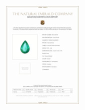 4.34 Ct. Emerald from Zambia Scan Report