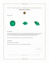 2.24 Ct. Emerald from Zambia Appraisal