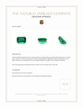 3.53 Ct. Emerald from Zambia Appraisal