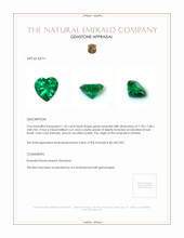 1.50 Ct. Emerald from Zambia Appraisal
