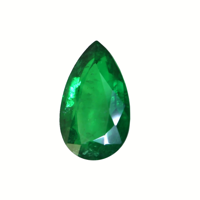 Pave Emerald Ring 5.52 Ct., 18K White Gold Combination Stone
