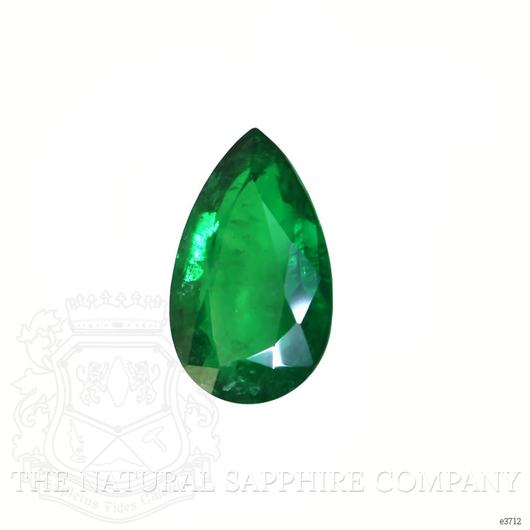 Pave Emerald Ring 5.52 Ct., 18K White Gold