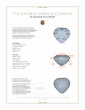 1.63 Ct. Emerald from Zambia 3 D Scan Report