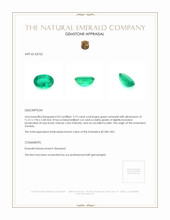 3.19 Ct. Emerald from Zambia Appraisal