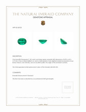 1.40 Ct. Emerald from Zambia Appraisal