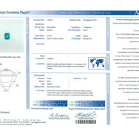 5.81 Ct. Emerald from Colombia Scan Report