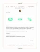 2.56 Ct. Emerald from Russia Appraisal