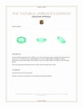 2.56 Ct. Emerald from Russia Appraisal