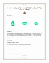 2.45 Ct. Emerald from Colombia Appraisal