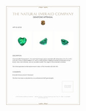 1.18 Ct. Emerald from Zambia Appraisal