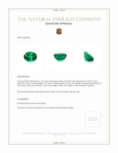 1.44 Ct. Emerald from Zambia Appraisal