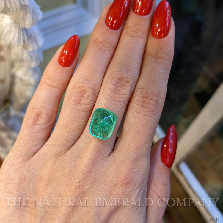 7.79 Ct. Cabochon Emerald from Colombia