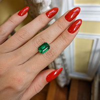3.48 Ct. Emerald from Zambia Life Style