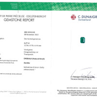 6.27 Ct. Emerald from Zambia Scan Report