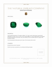 5.37 Ct. Emerald from Zambia Appraisal