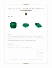 6.79 Ct. Emerald from Zambia Appraisal