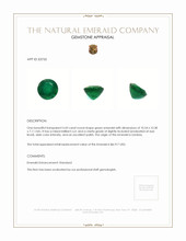 4.43 Ct. Emerald from Zambia Appraisal