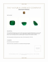 4.47 Ct. Emerald from Zambia Appraisal