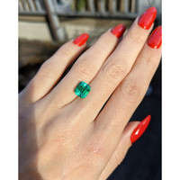 2.61 Ct. Emerald from Zambia Life Style
