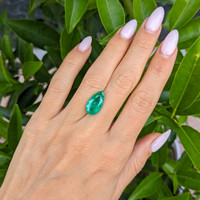4.50 Ct. Emerald from Brazil Life Style