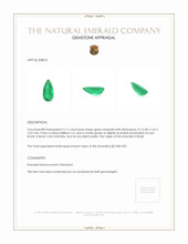 3.71 Ct. Emerald from Brazil Appraisal