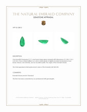 3.71 Ct. Emerald from Brazil Appraisal