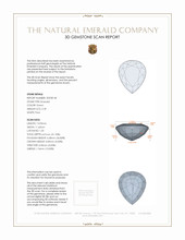 5.39 Ct. Emerald from Brazil 3 D Scan Report