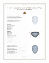 5.73 Ct. Emerald from Brazil 3 D Scan Report