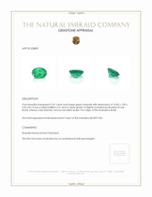 2.81 Ct. Emerald from Brazil Appraisal