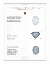 2.81 Ct. Emerald from Brazil 3 D Scan Report
