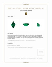 5.39 Ct. Emerald from Zambia Appraisal